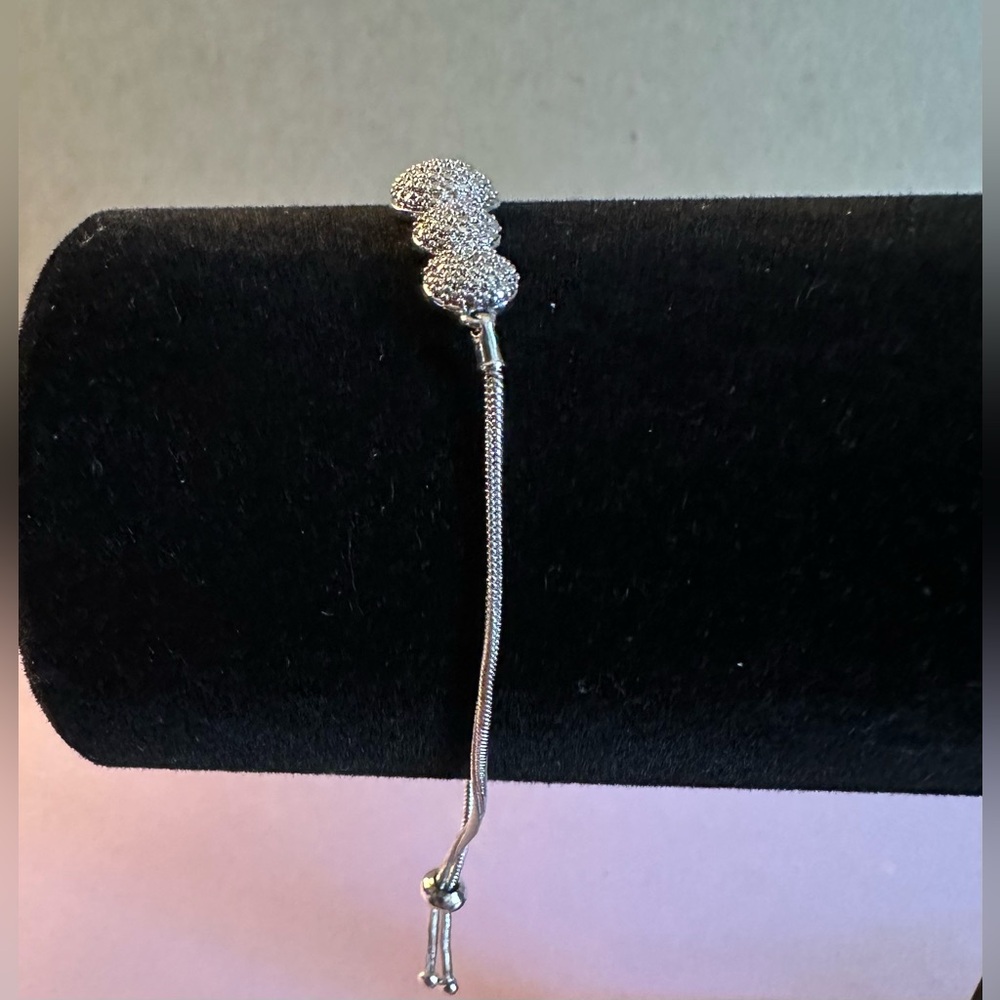 Silver Bolo Style Bracelet - Picture 2 of 8